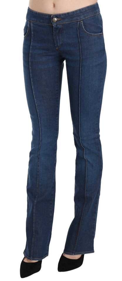 Spodnie jeansowe Just Cavalli Chic Blue Washed Boot Cut