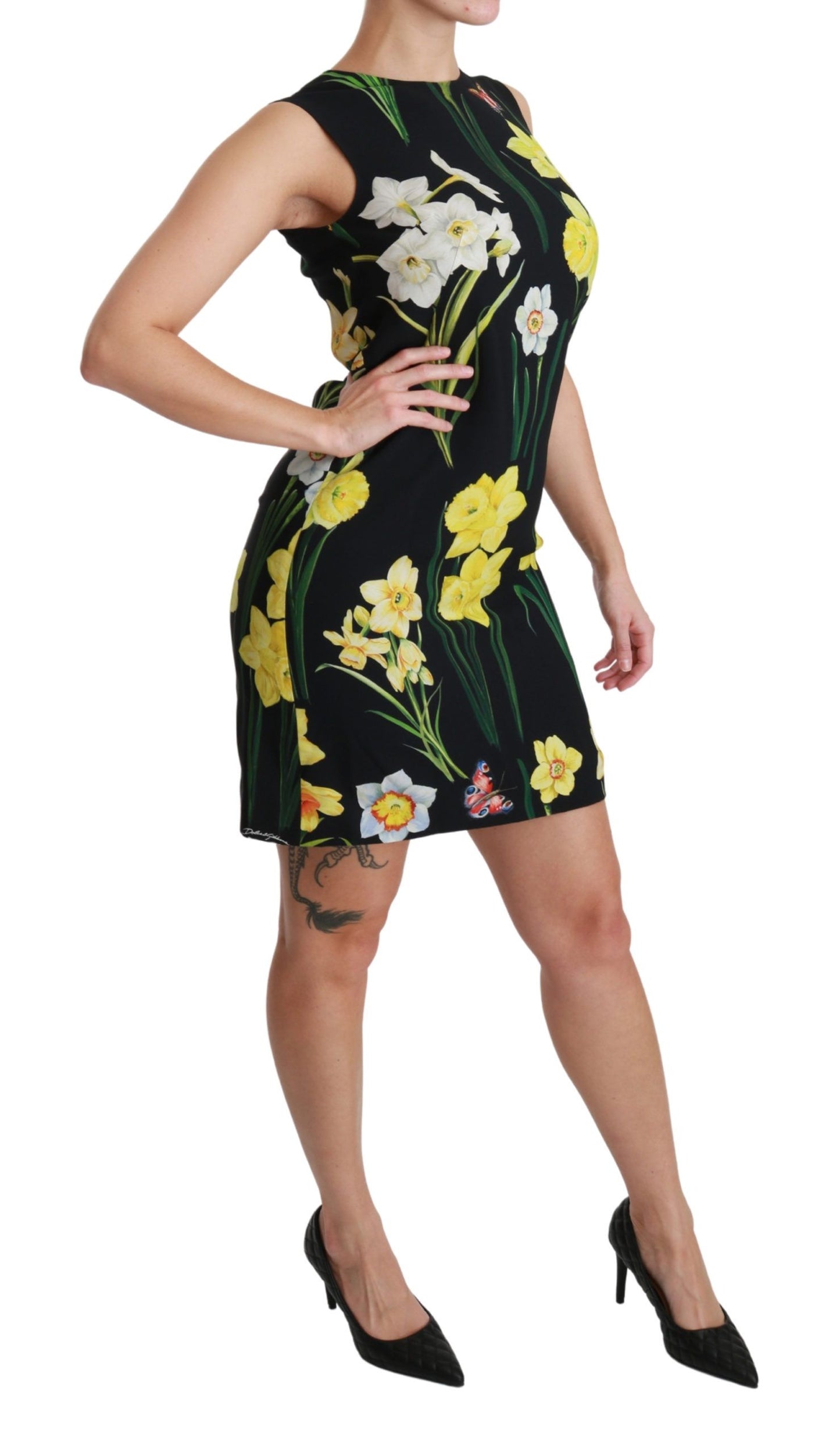 Dolce &amp; Gabbana Floral Sheath Mini Dress - Elegance Redefined