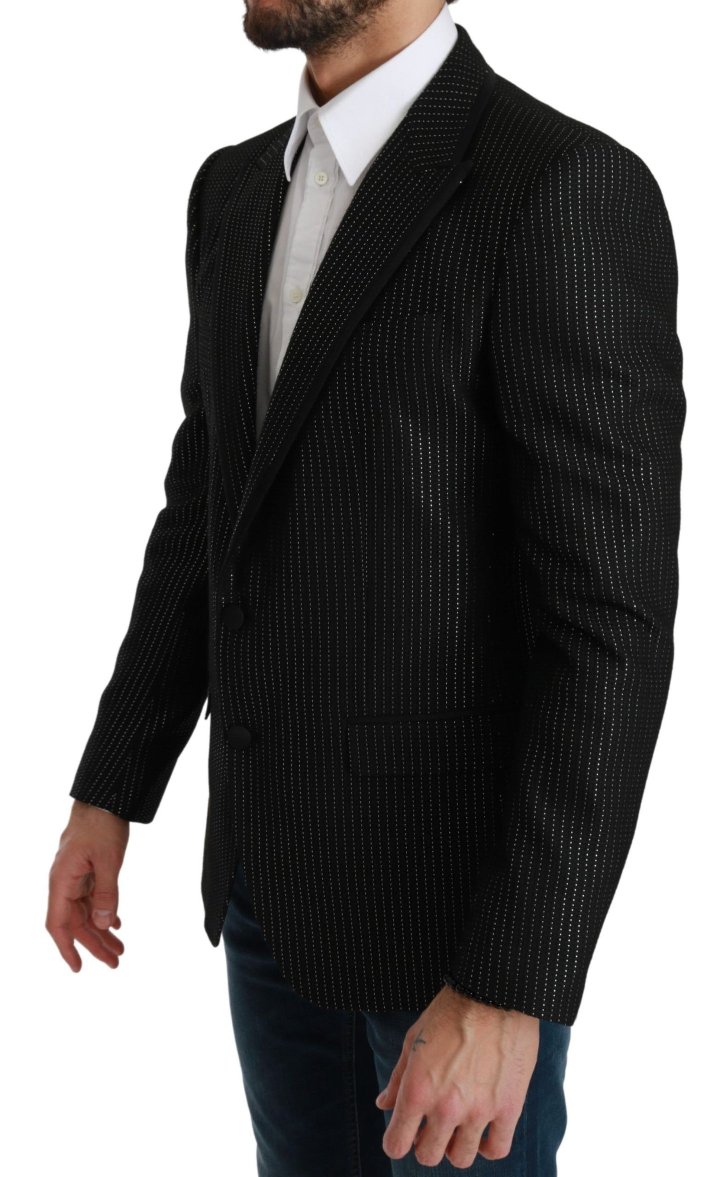 Dolce &amp; Gabbana Elegancka Formalna Kurtka Slim Fit Blazer