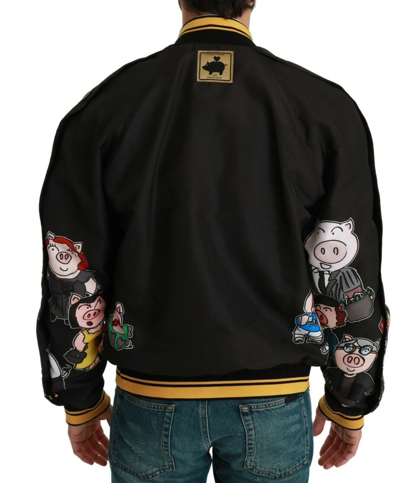 Kurtka typu bomber Dolce &amp; Gabbana Multicolor Motive