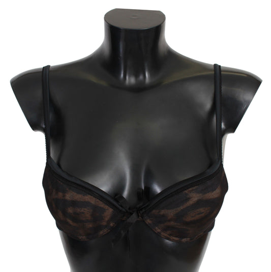 Biustonosz push-up Roberto Cavalli Sultry Leopard