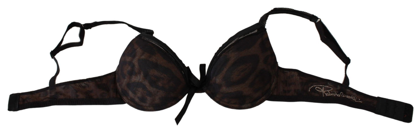 Biustonosz push-up Roberto Cavalli Sultry Leopard