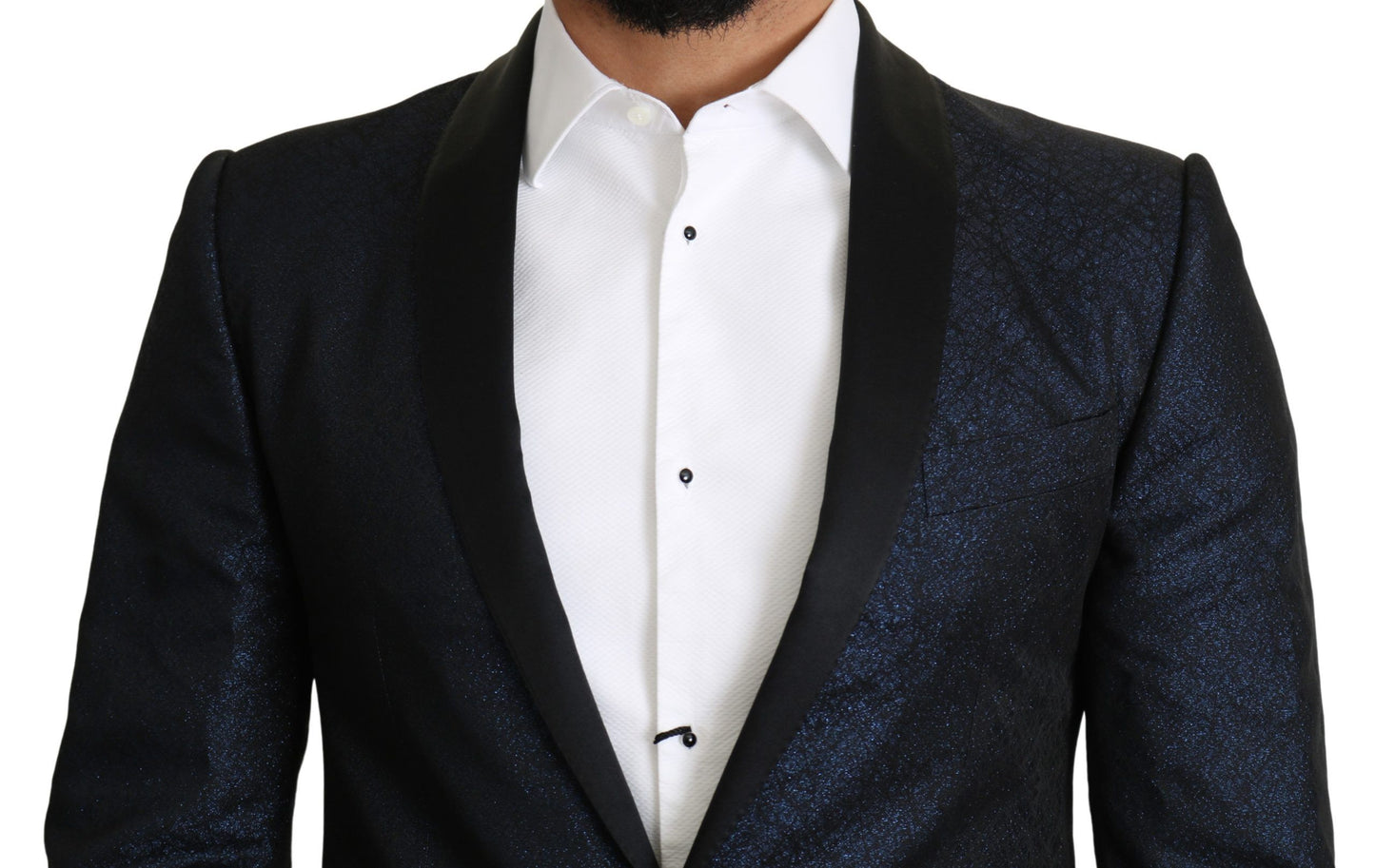 Dolce &amp; Gabbana Elegancka marynarka Martini Blue Slim Fit