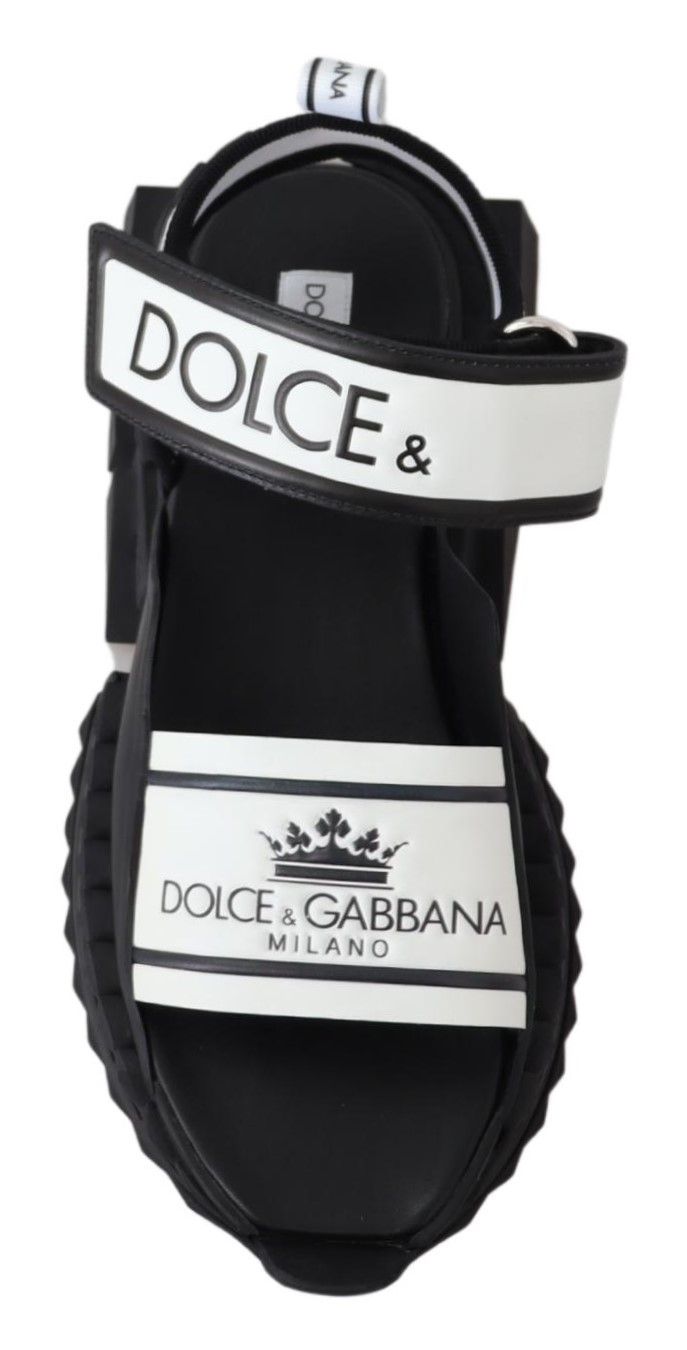 Sandały Dolce &amp; Gabbana Super King Slider w kolorze monochromatycznym