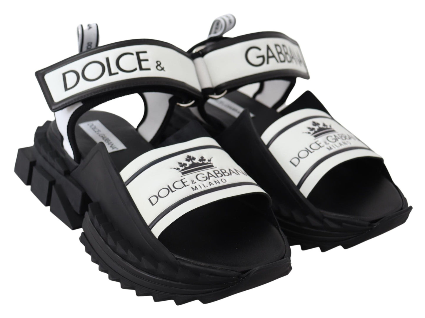 Sandały Dolce &amp; Gabbana Super King Slider w kolorze monochromatycznym