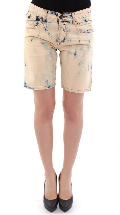 Dolce &amp; Gabbana Chic Summertime Cotton Shorts w kolorze niebieskim