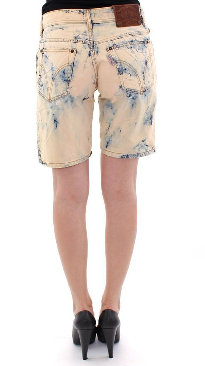 Dolce &amp; Gabbana Chic Summertime Cotton Shorts w kolorze niebieskim