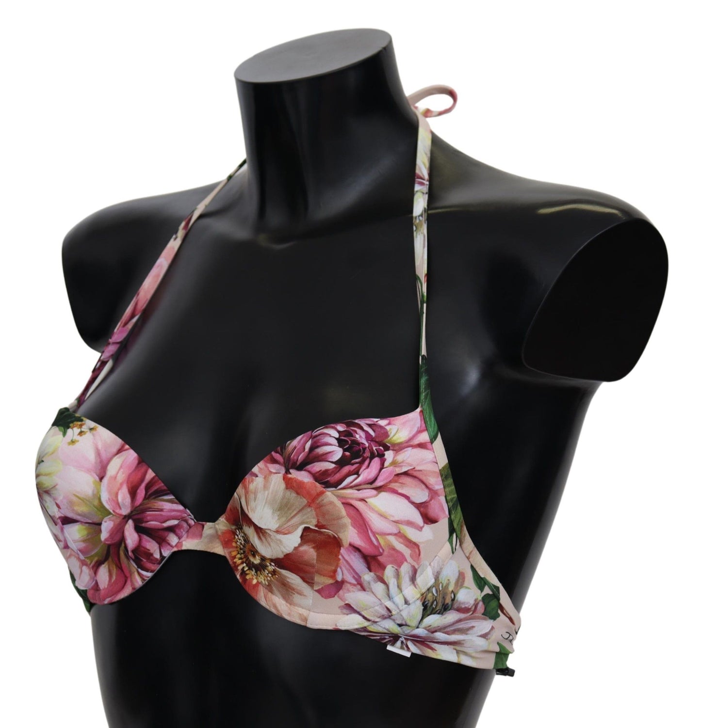 Dolce &amp; Gabbana Floral Elegance Elastyczny Top Bikini