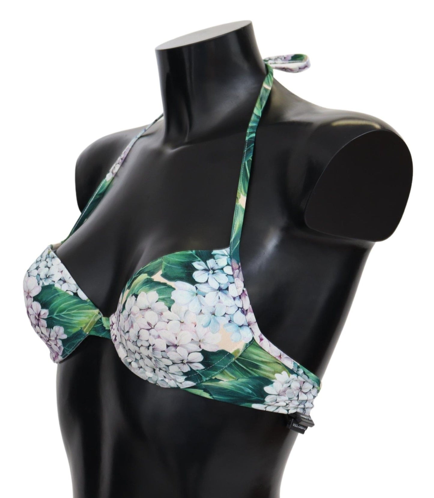 Dolce &amp; Gabbana Chic Floral Bikini Top - Letnia rozkosz dla kostiumów kąpielowych