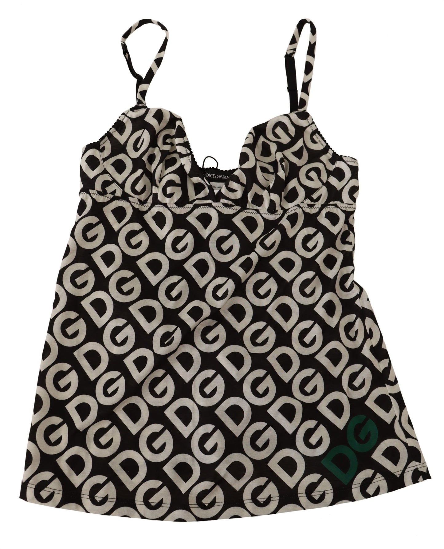 Dolce &amp; Gabbana Chic Logo Print Camisole Tank Top