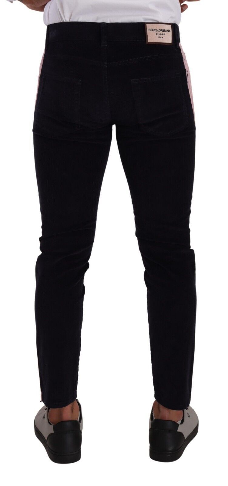 Dolce &amp; Gabbana Eleganckie obcisłe jeansy sztruksowe Slim Fit Skinny Jeans