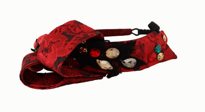 Dolce &amp; Gabbana Cherry Sicily zdobiony czerwony diadem