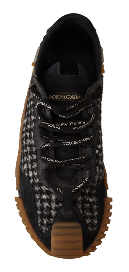 Dolce &amp; Gabbana Eleganckie Teksturowane Buty Sportowe NS1 Charisma