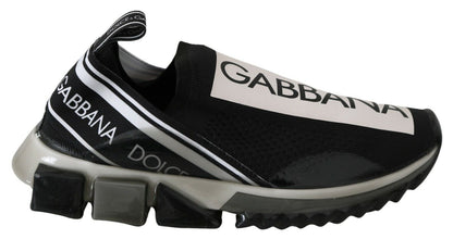 Dolce &amp; Gabbana Dapper Czarne Casualowe Sportowe Trampki