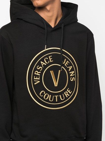 Bluza z kapturem Versace Jeans Chic Black