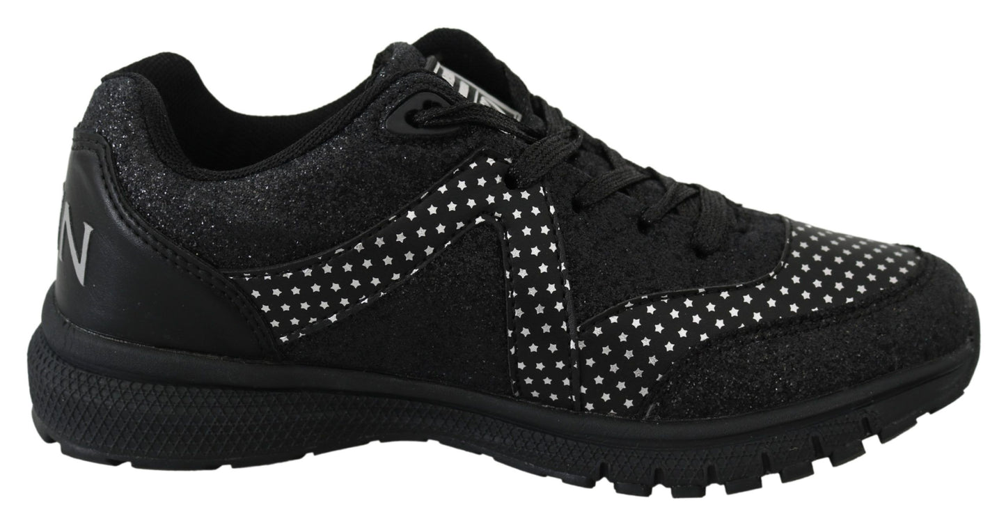 Eleganckie czarne buty sportowe Plein Sport Runner Jasmines