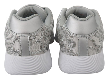 Buty sportowe Plein Sport Silver Glam Runner Joice