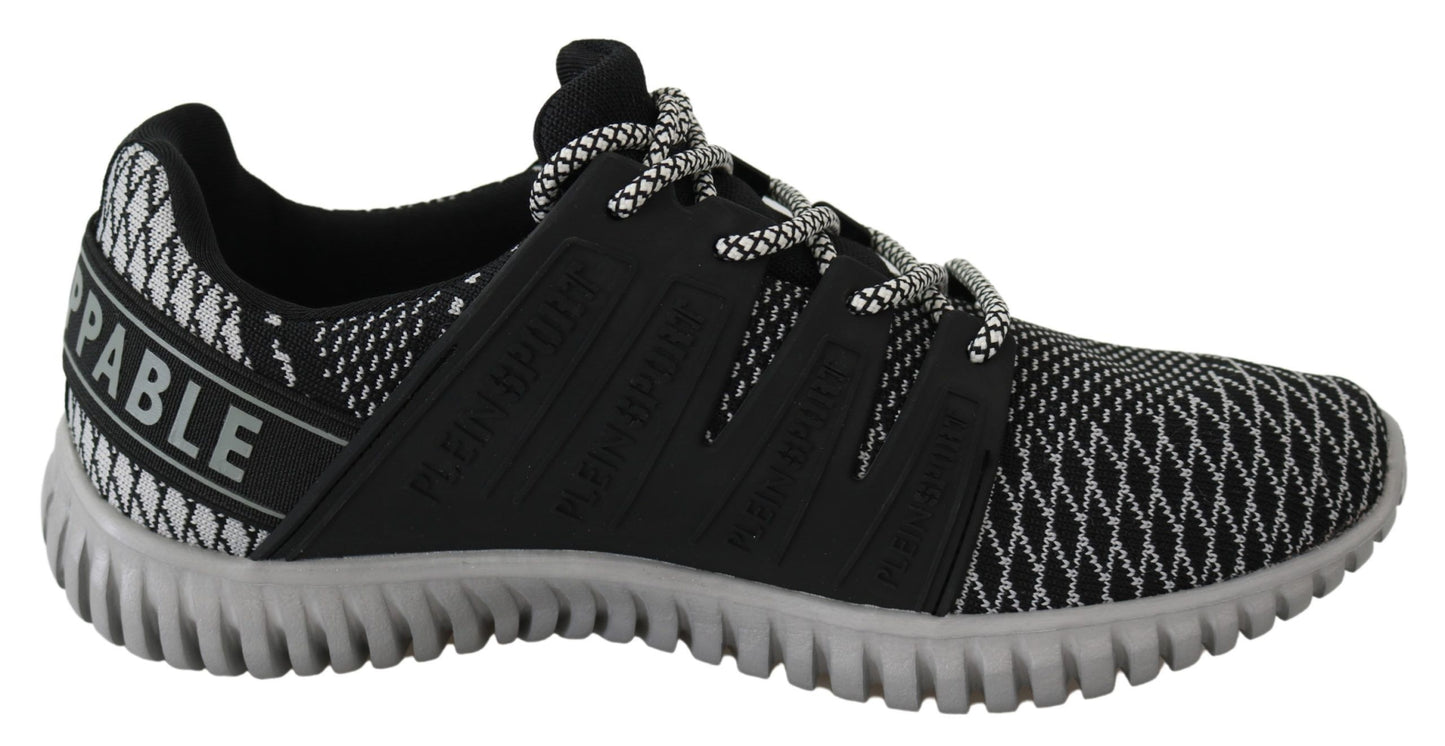 Ekskluzywne buty sportowe Runner Mason marki Plein Sport - Jet Black