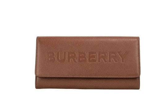 Portfel Porter Tan Grained Leather Embossed Continental Clutch Flap w kolorze brązowym