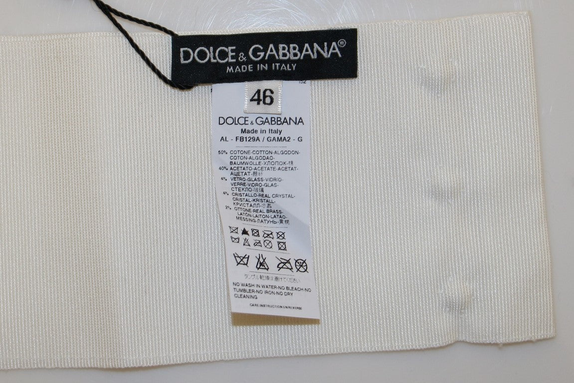 Pasek Dolce &amp; Gabbana z ozdobnymi zatrzaskami