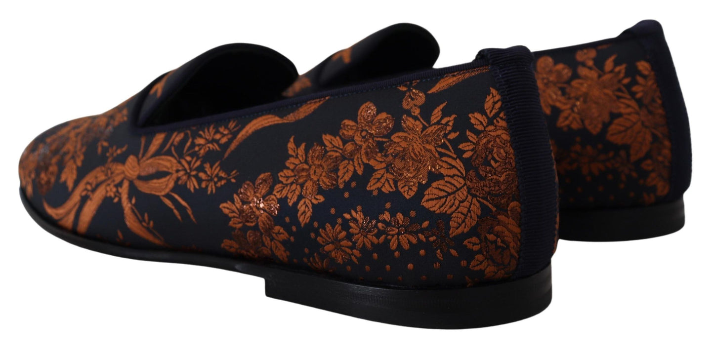 Eleganckie kwiatowe półbuty typu slip-on