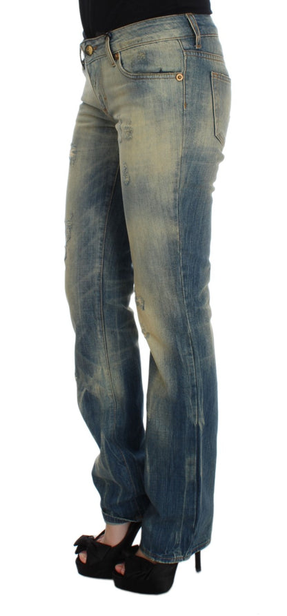 Jeansy Cavalli Elegant Slim Bootcut Blue