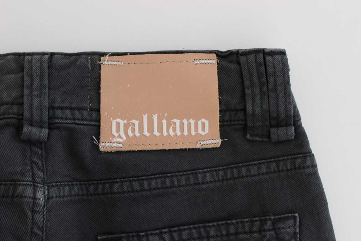 Eleganckie jeansy jeansowe John Galliano Slim Fit Bootcut