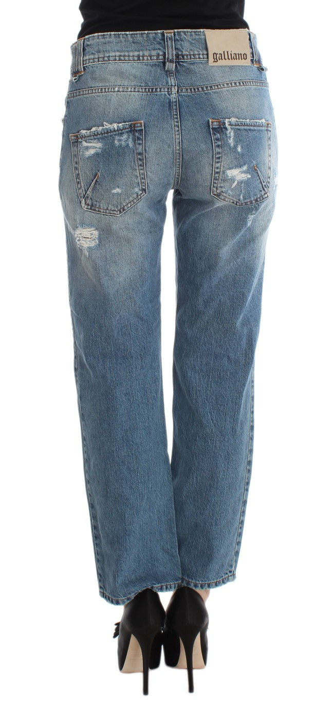 Jeansy John Galliano Chic Boyfriend Blue Wash