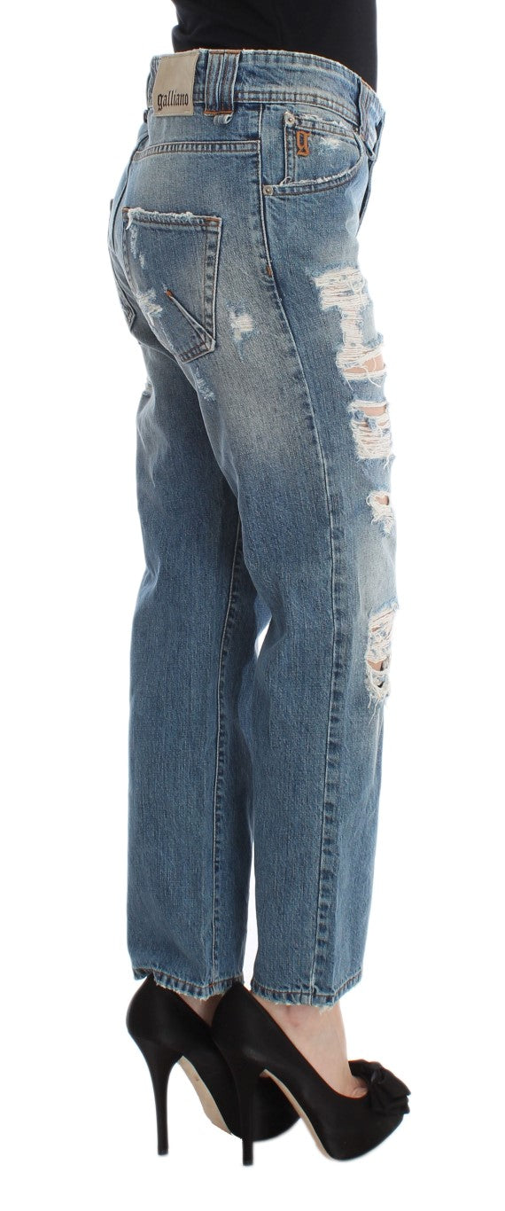 Jeansy John Galliano Chic Boyfriend Blue Wash