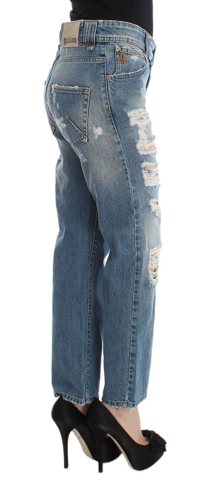 Jeansy John Galliano Chic Boyfriend Blue Wash