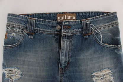 Jeansy John Galliano Chic Boyfriend Blue Wash