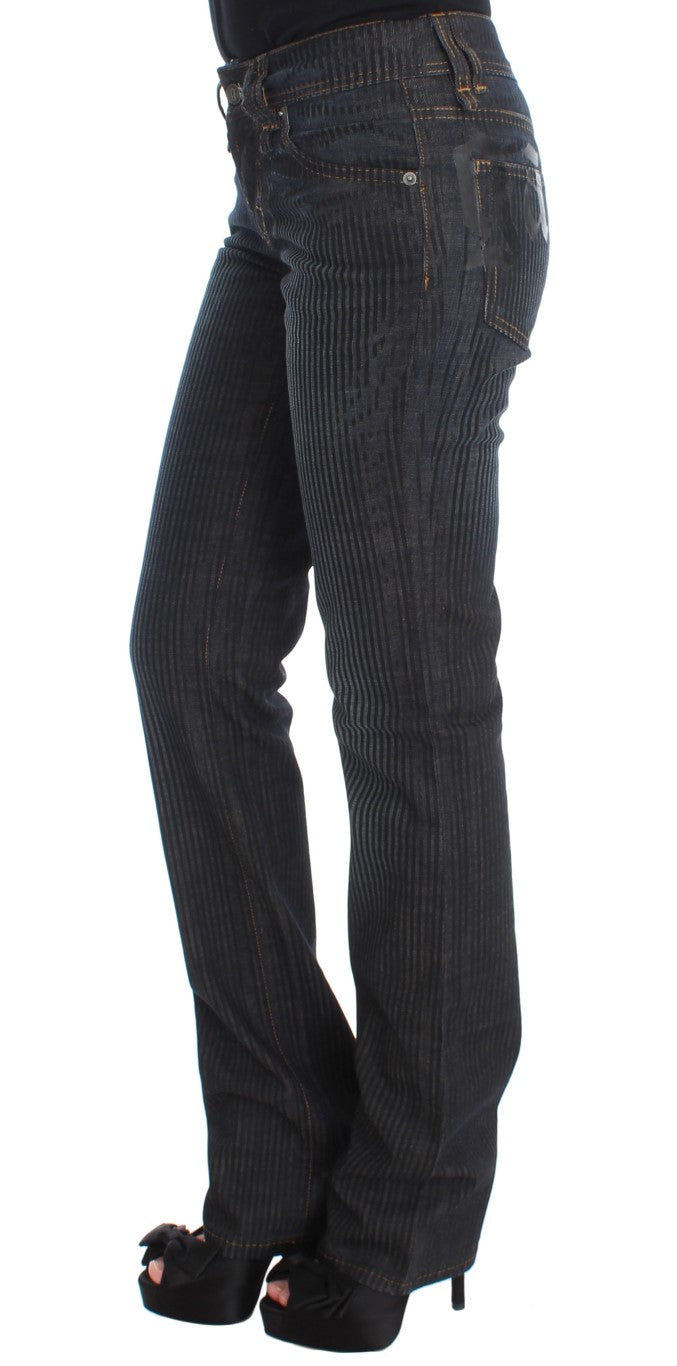 Jeansy John Galliano Chic Slim Fit Bootcut Designer