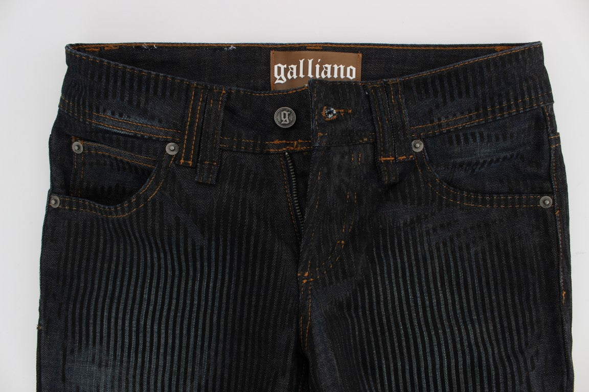 Jeansy John Galliano Chic Slim Fit Bootcut Designer