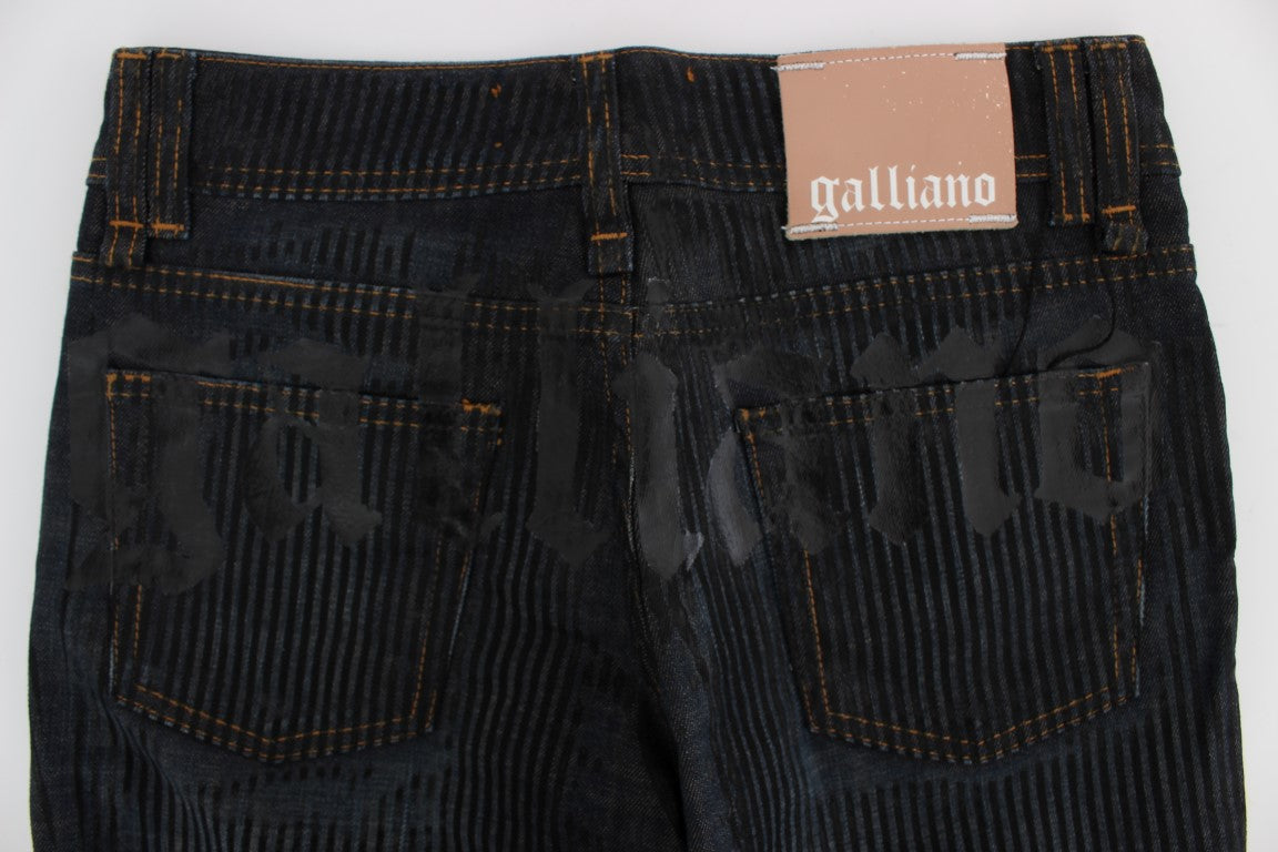 Jeansy John Galliano Chic Slim Fit Bootcut Designer