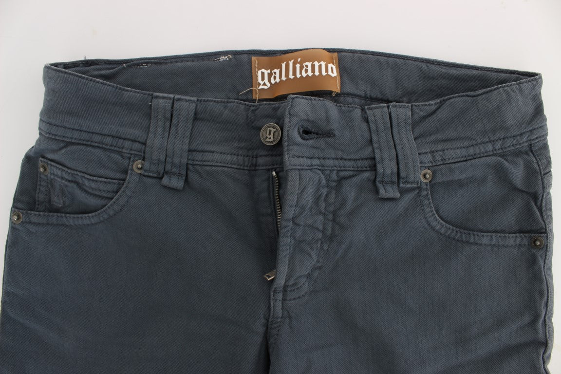 Eleganckie jeansy John Galliano Slim Fit Bootcut