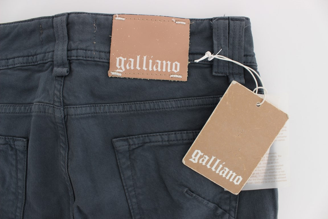 Eleganckie jeansy John Galliano Slim Fit Bootcut