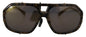 Dolce & Gabbana Chic Aviator Mirrored Brown Sunglasses