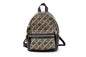 Plecak skórzany Signet Mini Black Logo Printed Bookbag