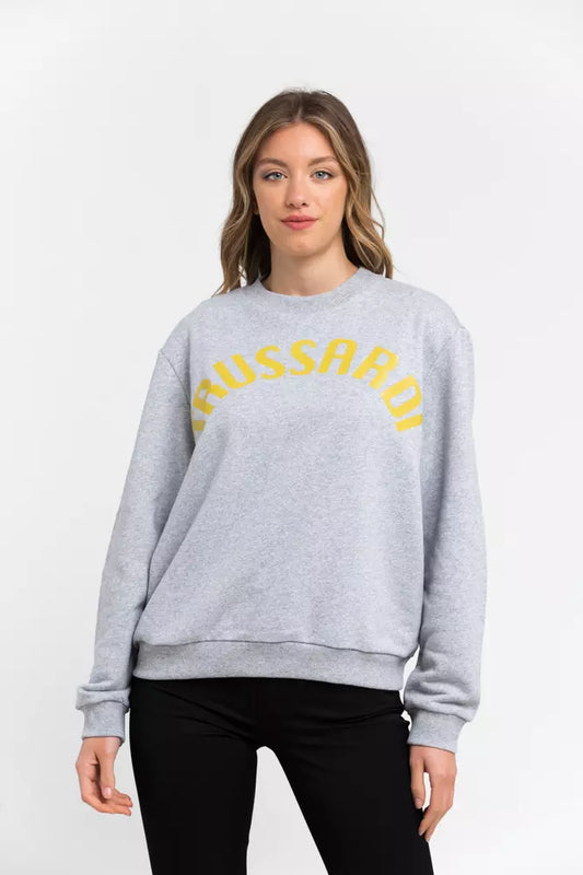 Sweter damski Trussardi Gray Cotton