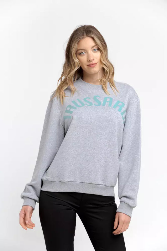 Sweter damski Trussardi Gray Cotton