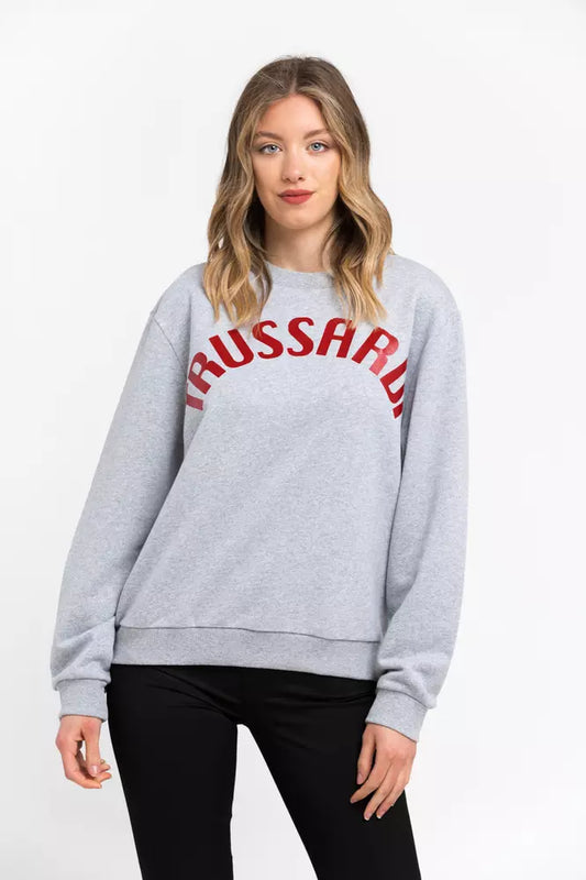 Sweter damski Trussardi Gray Cotton