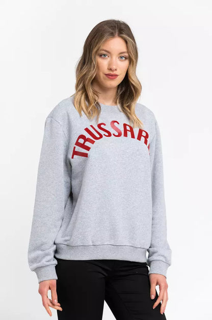 Sweter damski Trussardi Gray Cotton