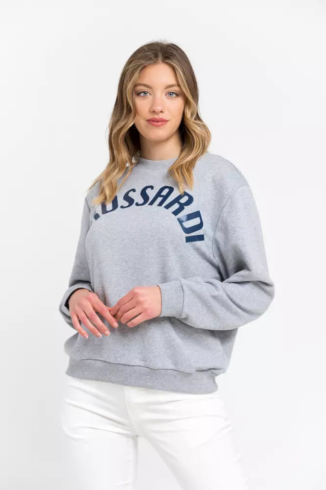 Sweter damski Trussardi Gray Cotton