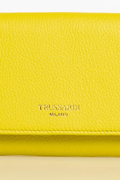 Portfel damski Trussardi Yellow Leather