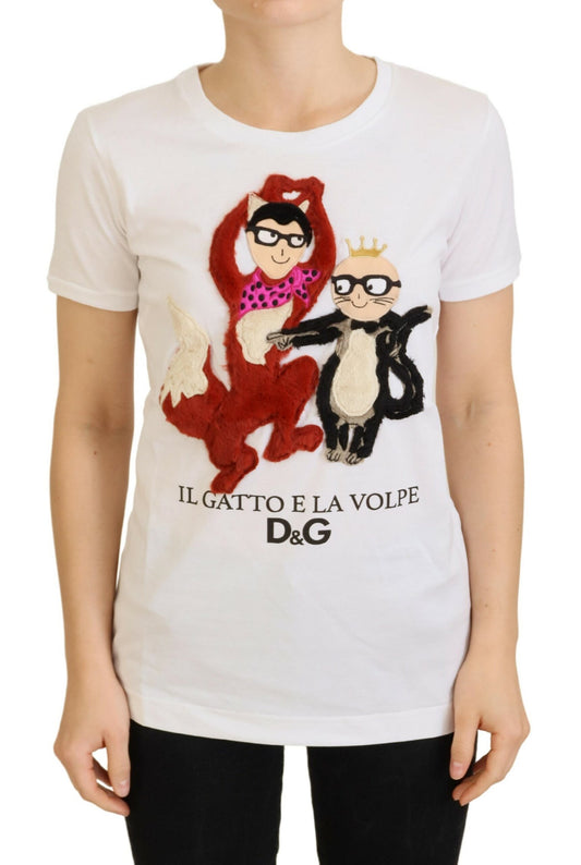 Dolce & Gabbana Iconic Prints Designer Cotton Tee