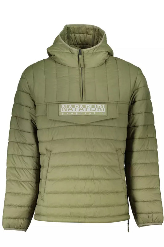 Napapijri Green Polyamide Men Jacket