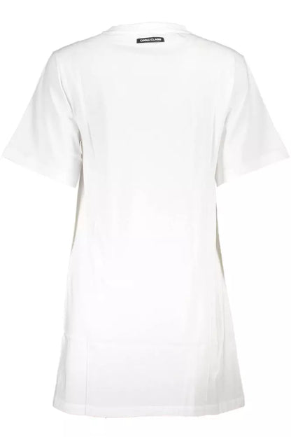 Cavalli Class White Cotton Women Dress