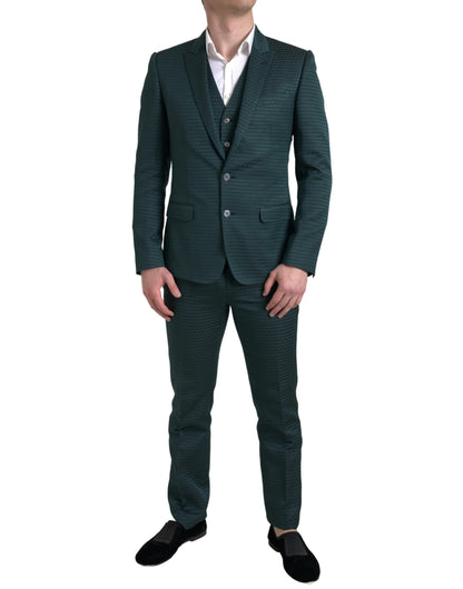 Garnitur 3-częściowy Emerald Elegance Slim Fit