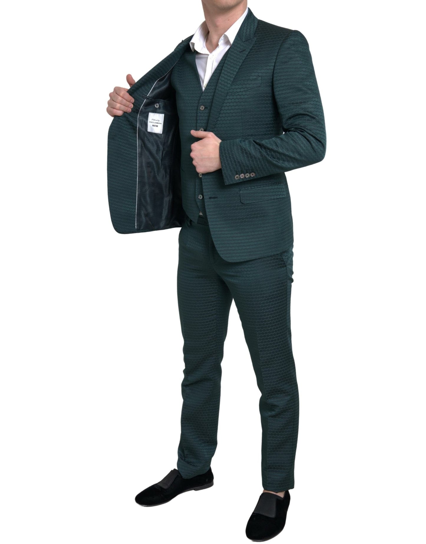 Garnitur 3-częściowy Emerald Elegance Slim Fit