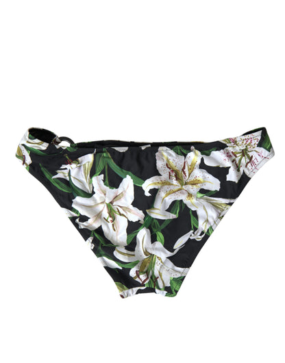 Eleganckie, kwiatowe, nadrukowane doły bikini - Swim In Style